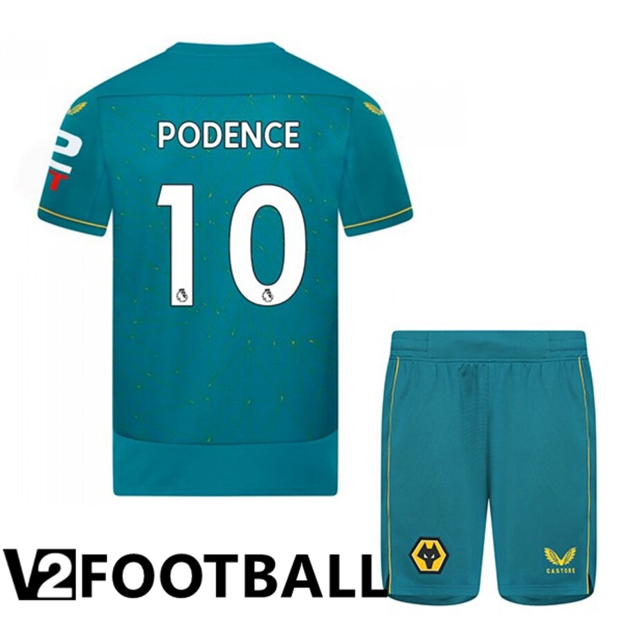 Wolves (PODENCE 10) Kids Away Shirts 2022/2023