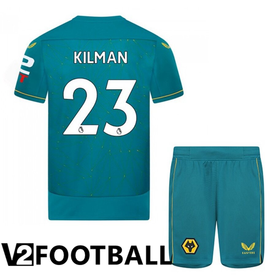 Wolves (KILMAN 23) Kids Away Shirts 2022/2023