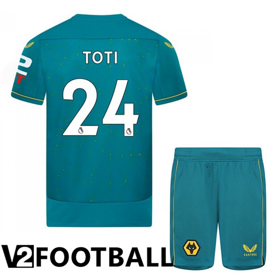 Wolves (TOTI 24) Kids Away Shirts 2022/2023