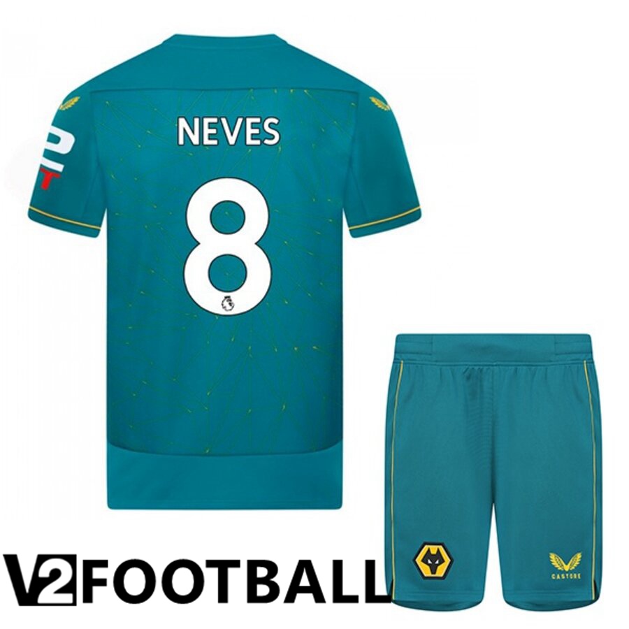 Wolves (NEVES 8) Kids Away Shirts 2022/2023