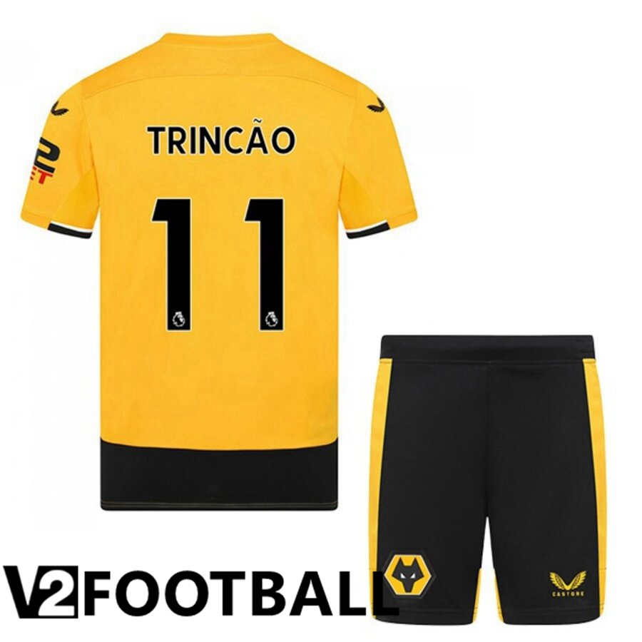 Wolves (TRINCAO 11) Kids Home Shirts 2022/2023