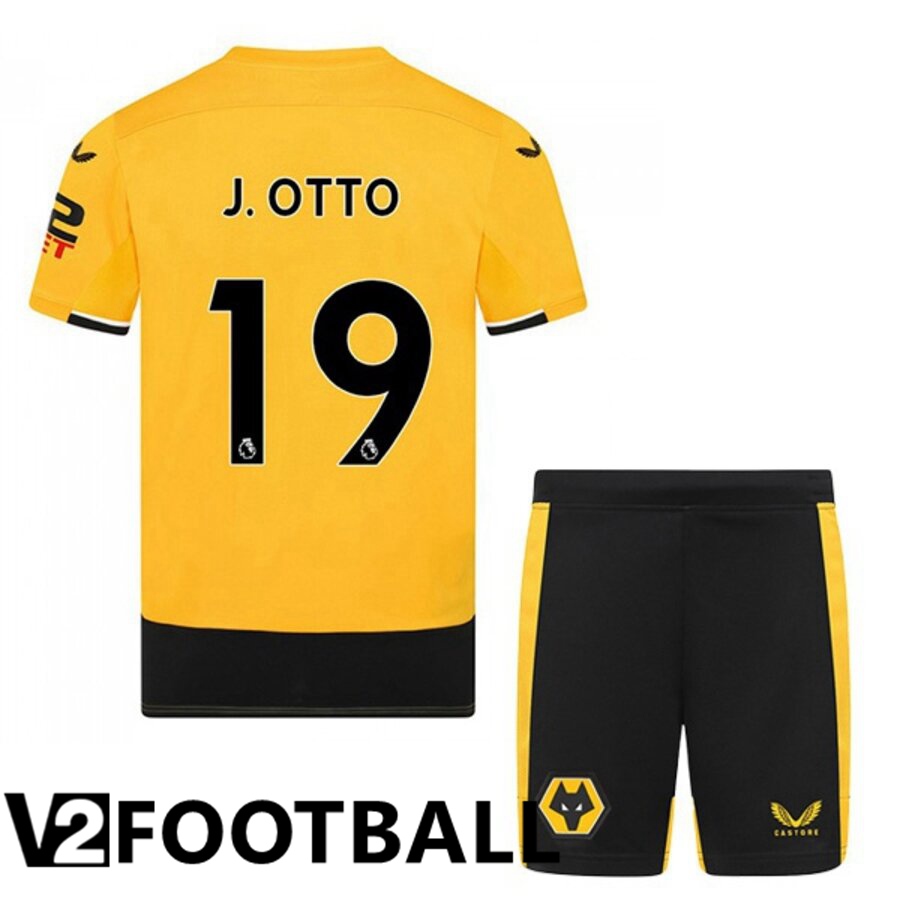 Wolves (J. OTTO 19) Kids Home Shirts 2022/2023