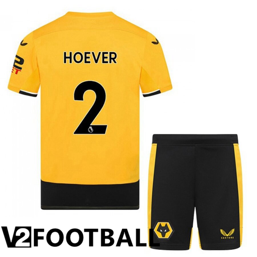 Wolves (HOEVER 2) Kids Home Shirts 2022/2023