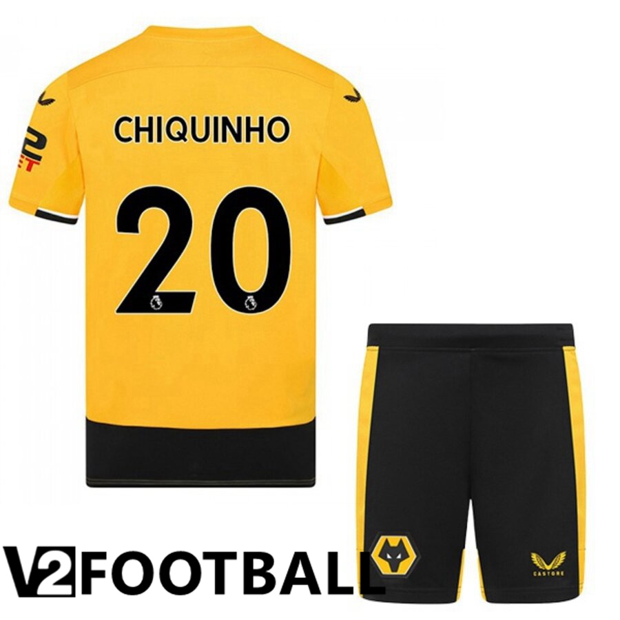 Wolves (CHIQUINHO 20) Kids Home Shirts 2022/2023