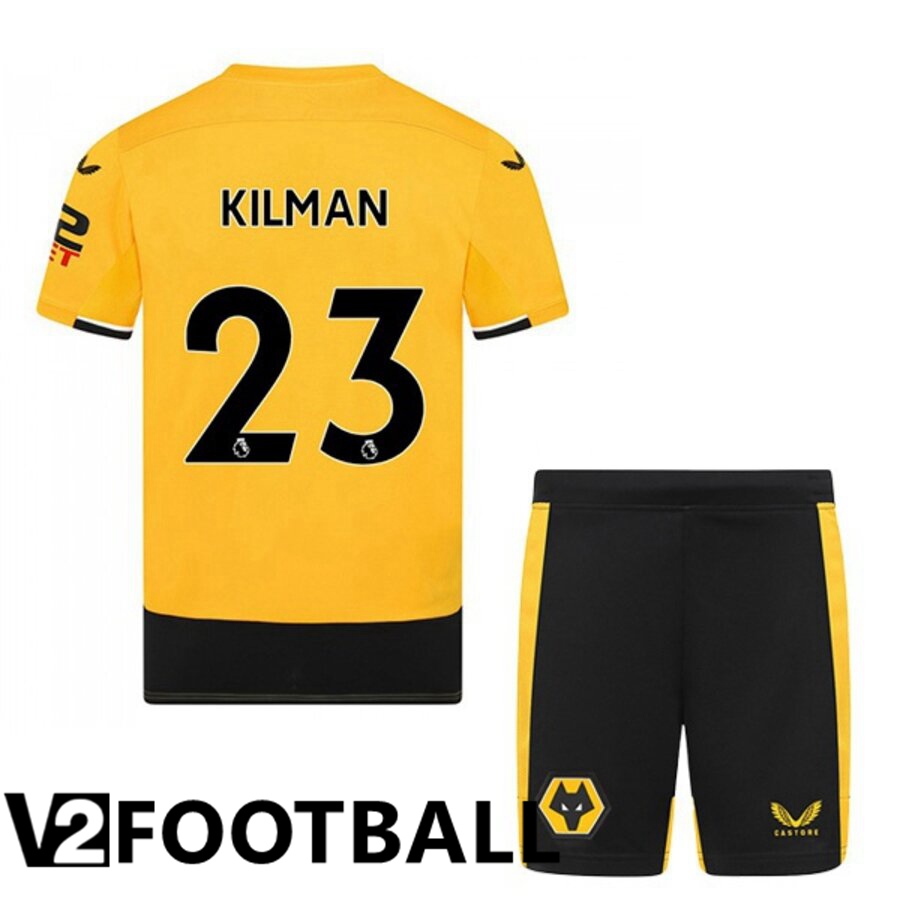 Wolves (KILMAN 23) Kids Home Shirts 2022/2023