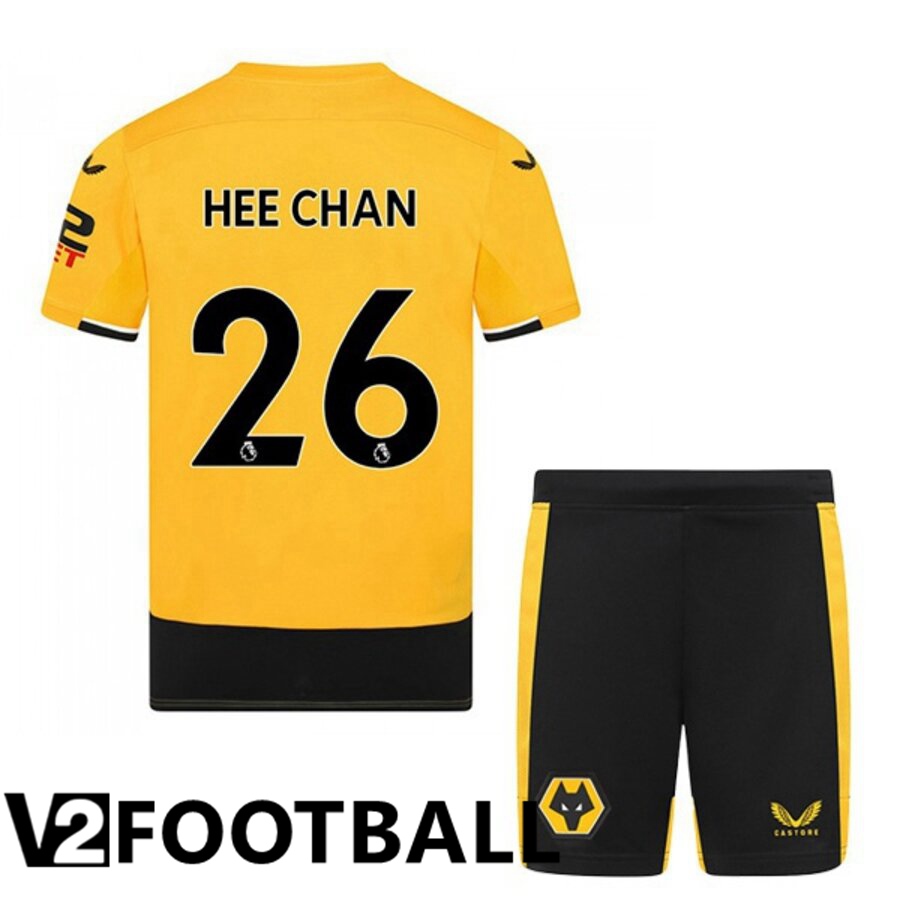 Wolves (HEE CHAN 26) Kids Home Shirts 2022/2023