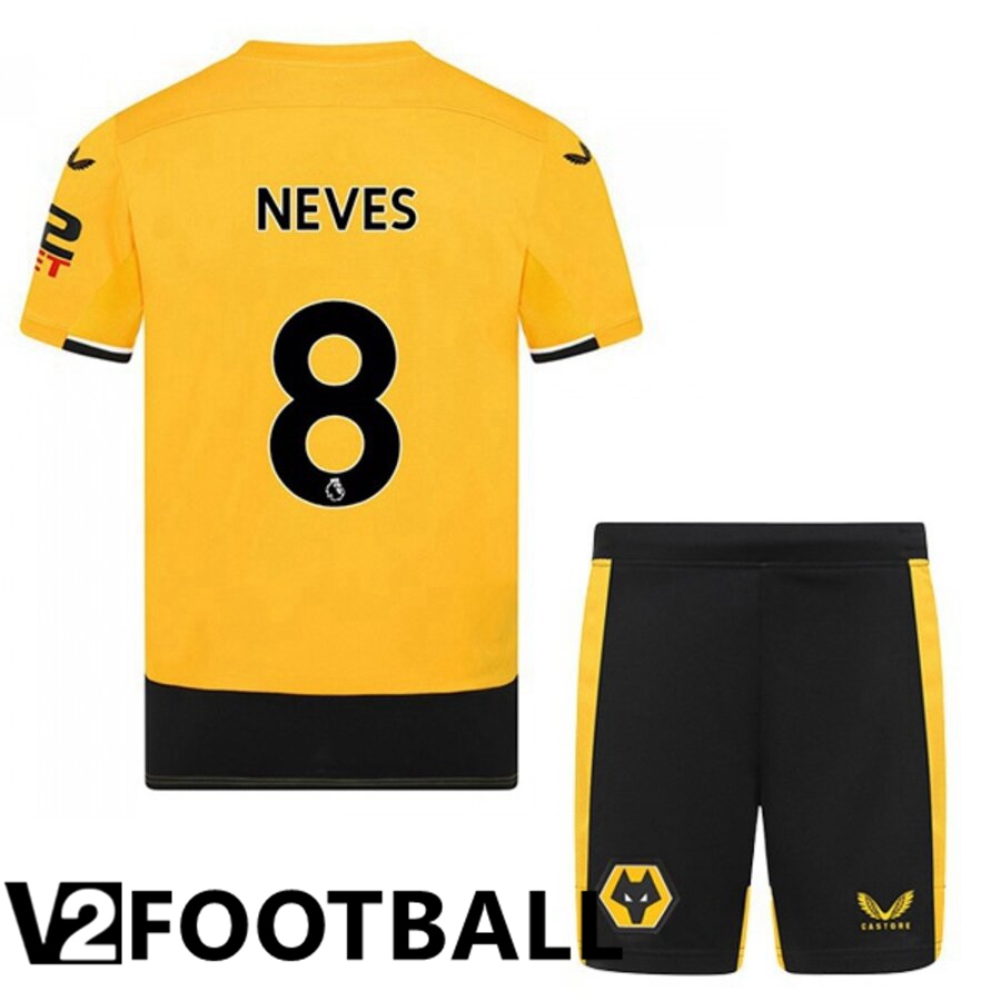 Wolves (NEVES 8) Kids Home Shirts 2022/2023