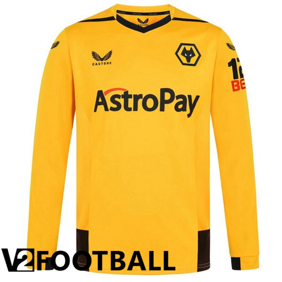 Wolves Home Shirts Long sleeve 2022/2023