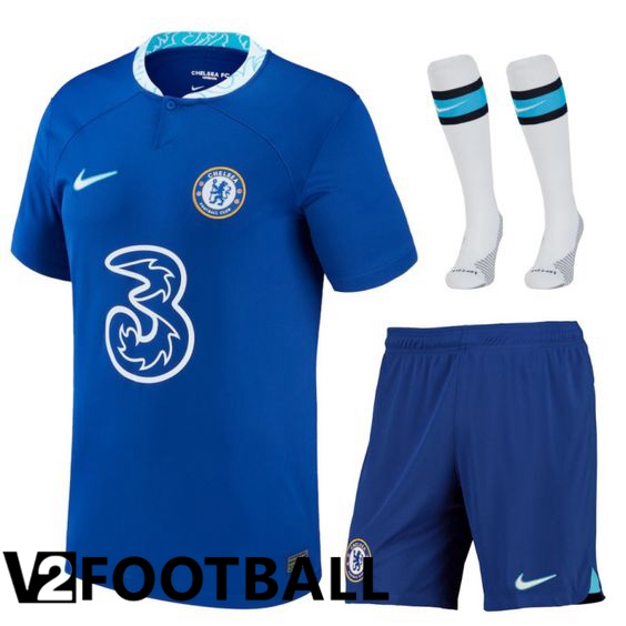 FC Chelsea Home Shirts (Shorts + Sock) 2022/2023