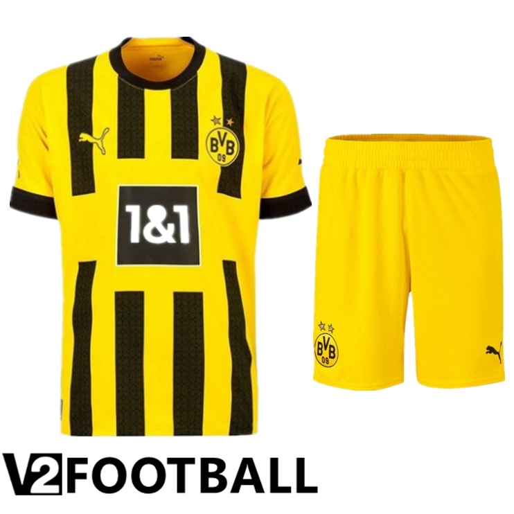 Borussia Dortmund Home Shirts + Shorts 2022/2023