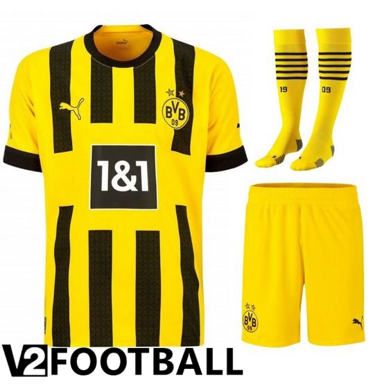 Borussia Dortmund Home Shirts (Shorts + Sock) 2022/2023