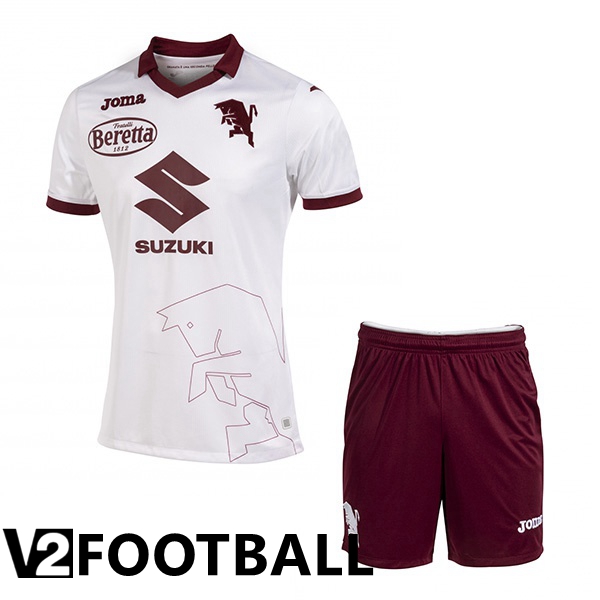 Torino FC Kids Away Shirts White 2022/2023