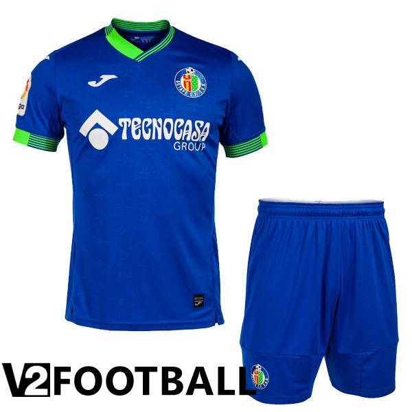 FC Getafe CF Kids Home Shirts Blue 2022 2023