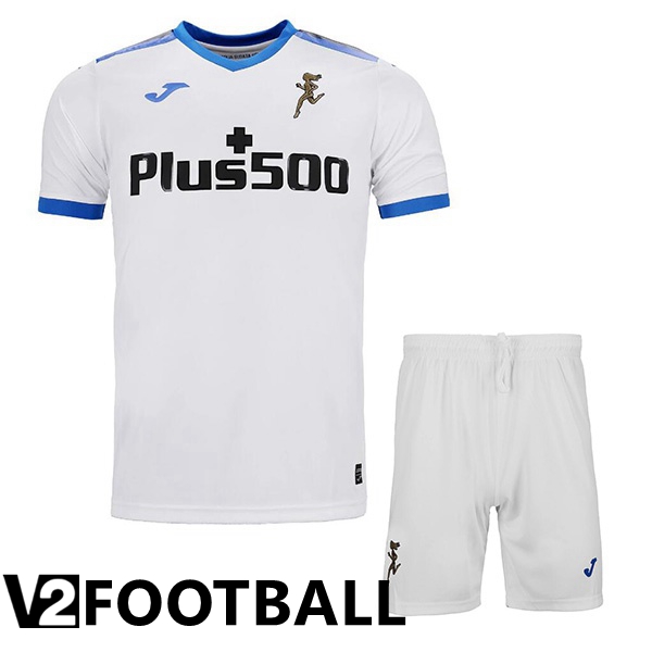 Atalanta Kids Away Shirts White 2022 2023