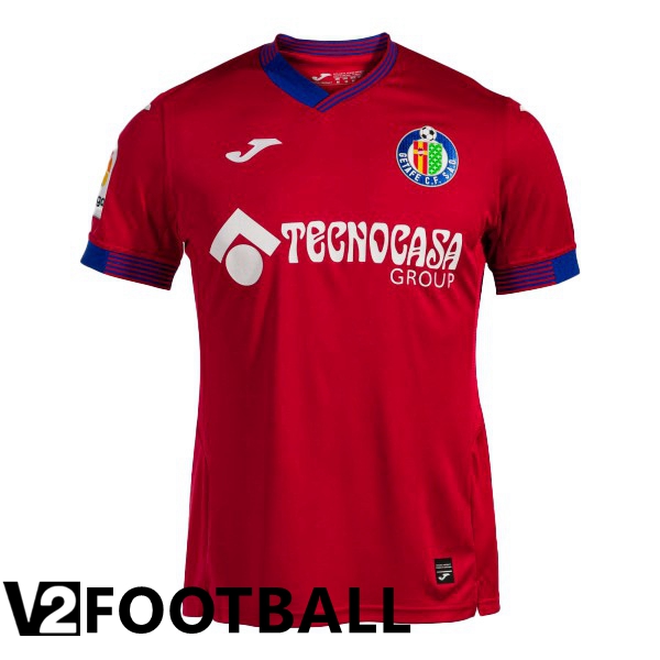 FC Getafe CF Away Shirts Red 2022 2023
