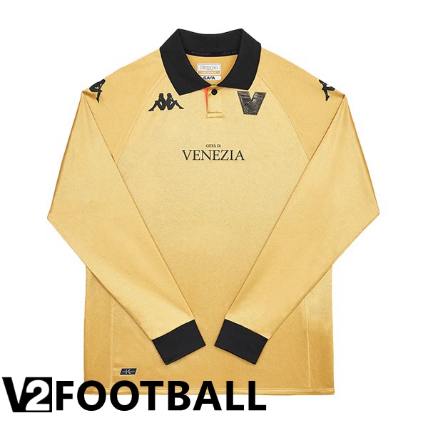 Venise FC Third Shirts Long Sleeve Yellow 2022/2023