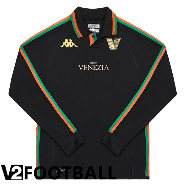 Venise FC Home Shirts Long Sleeve Black 2022/2023