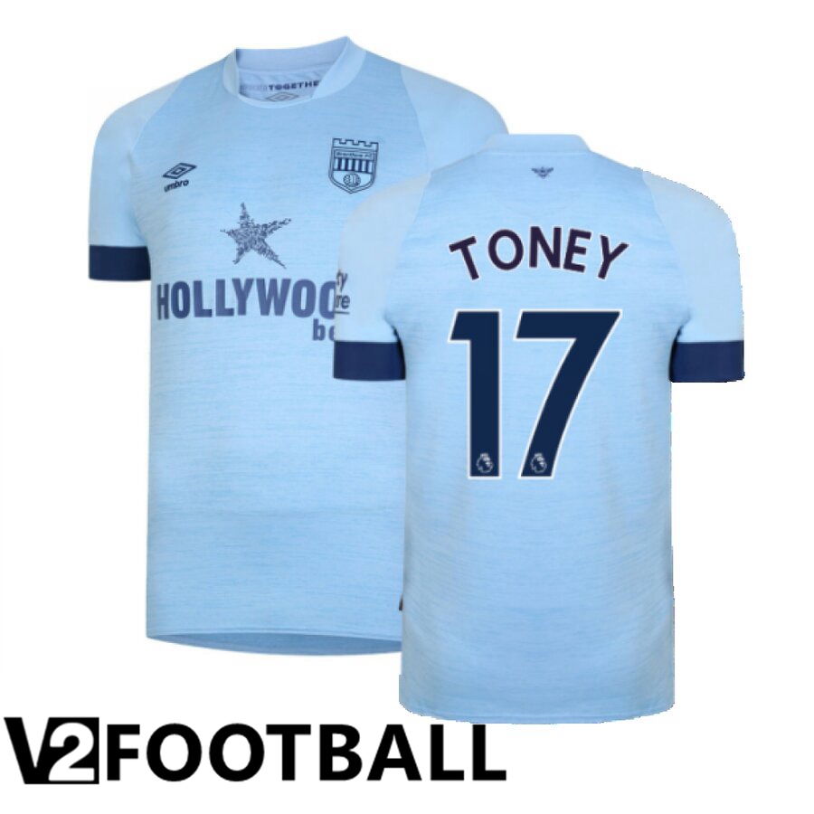 Brentford FC (TONEY 17) Away Shirts 2022/2023