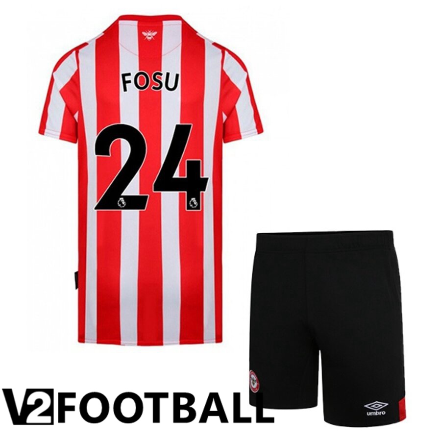 Brentford FC (FOSU 24) Kids Home Shirts 2022/2023