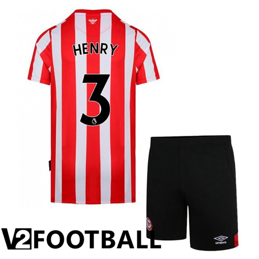 Brentford FC (HENRY 3) Kids Home Shirts 2022/2023