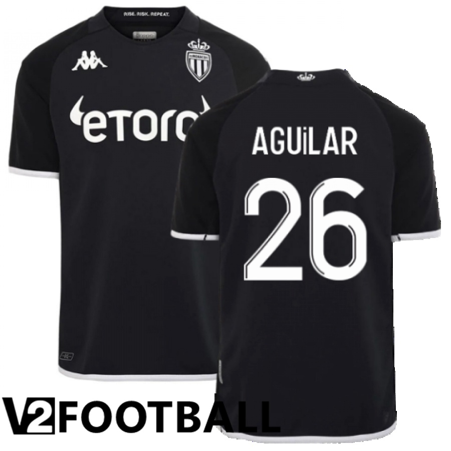 AS Monaco (Aguilar 26) Away Shirts 2022/2023