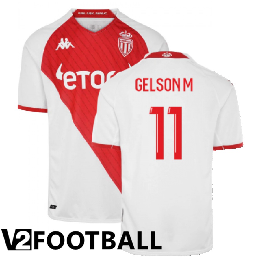 AS Monaco (Gelson M 11) Home Shirts 2022/2023