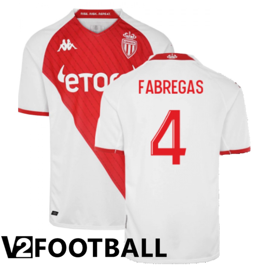 AS Monaco (Fabregas 4) Home Shirts 2022/2023
