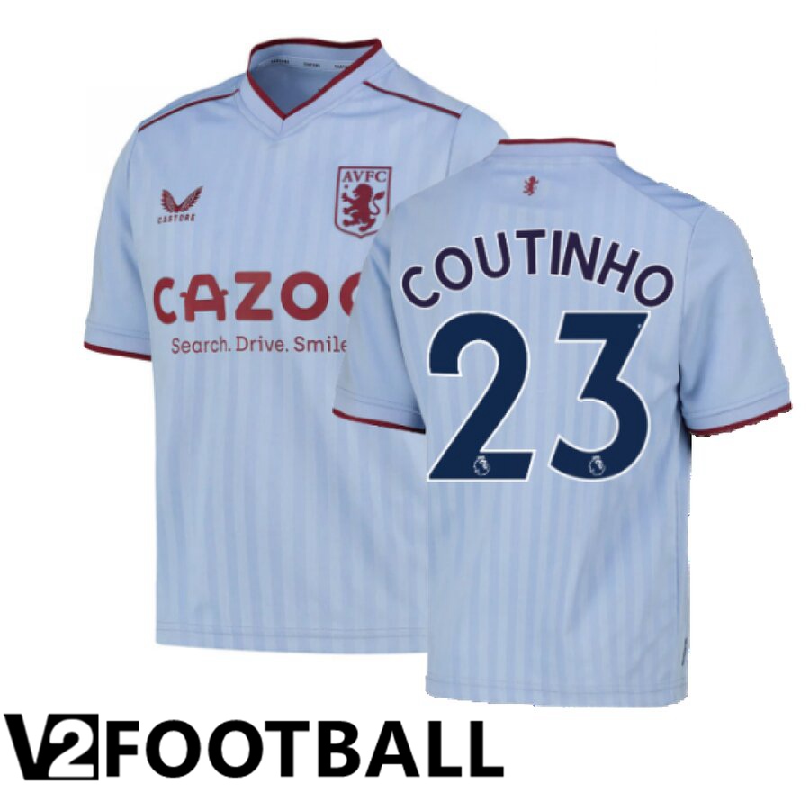 Aston Villa (COUTINHO 23) Away Shirts 2022/2023