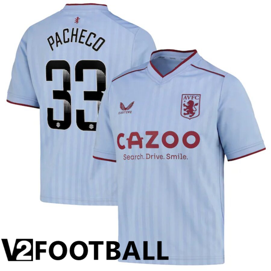 Aston Villa (PACHECO 33) Away Shirts 2022/2023
