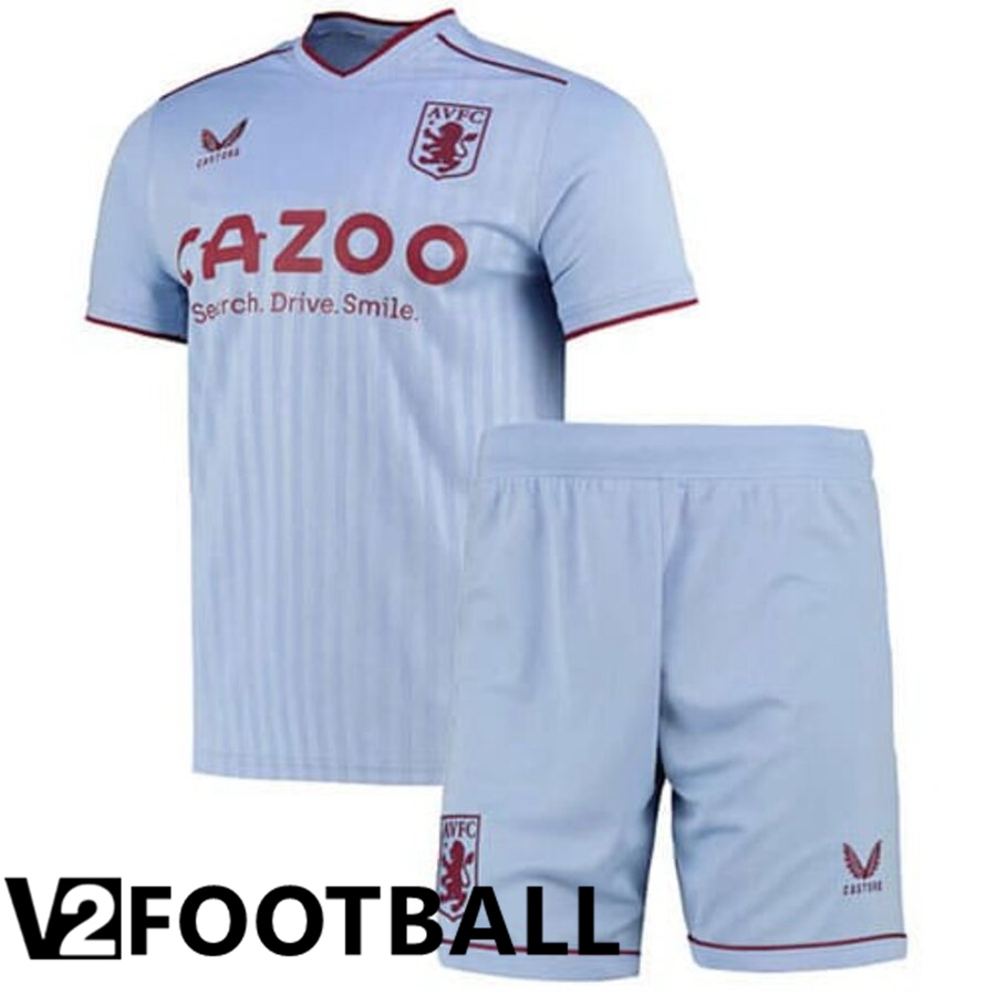 Aston Villa Kids Away Shirts 2022/2023