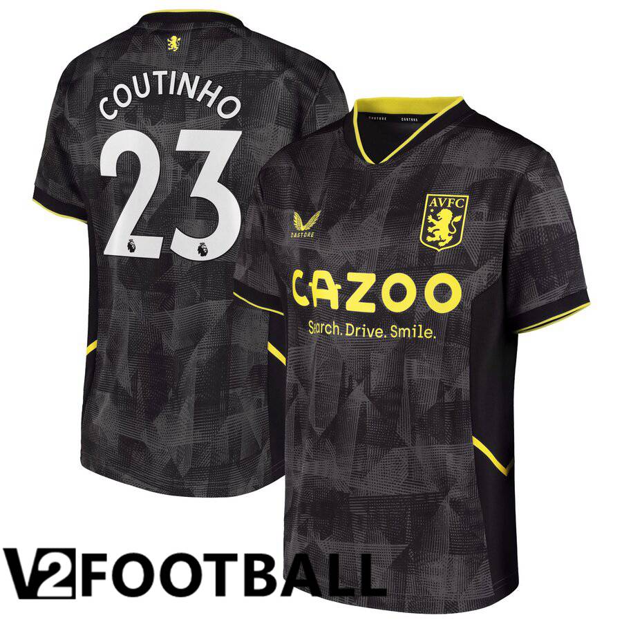 Aston Villa（COUTINHO 23）Third Shirts 2022/2023