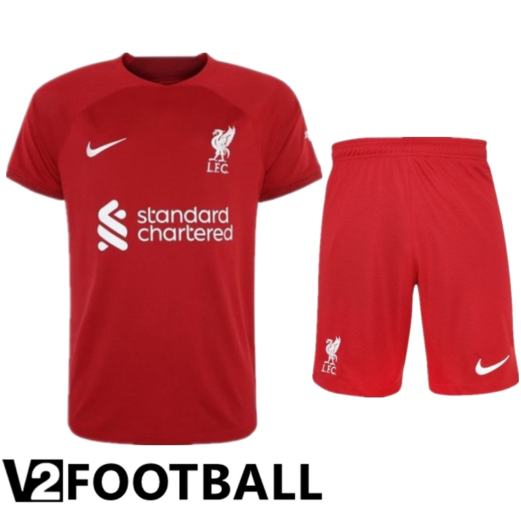 FC Liverpool Home Shirts + Shorts 2022/2023