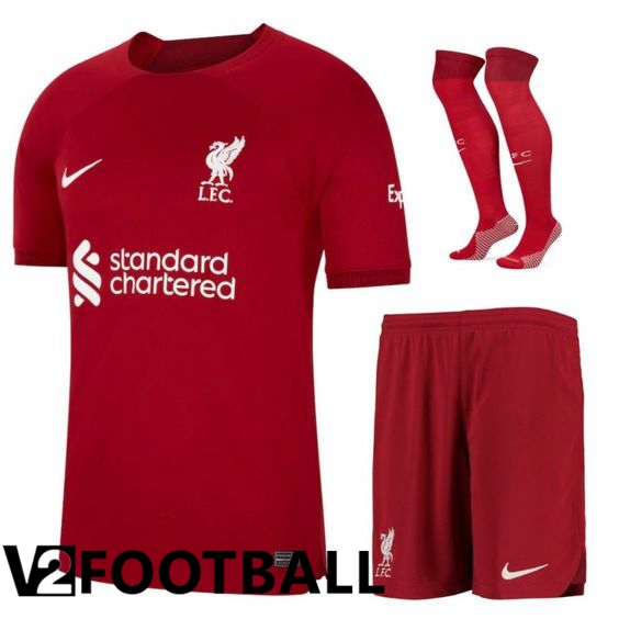 FC Liverpool Home Shirts (Shorts + Sock) 2022/2023