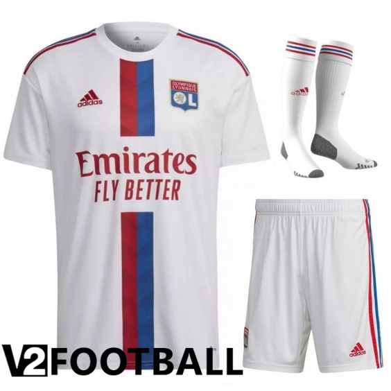 Olympique Lyon Home Shirts (Shorts + Sock) 2022/2023