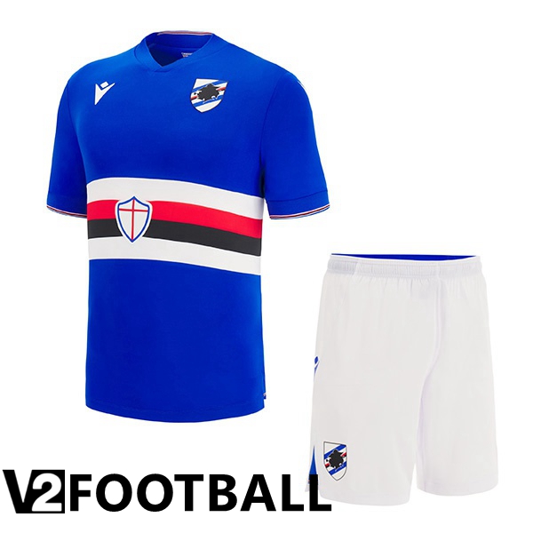 UC Sampdoria Kids Home Shirts Blue 2022/2023