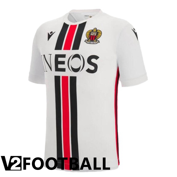 OGC Nice Away Shirts White 2022 2023