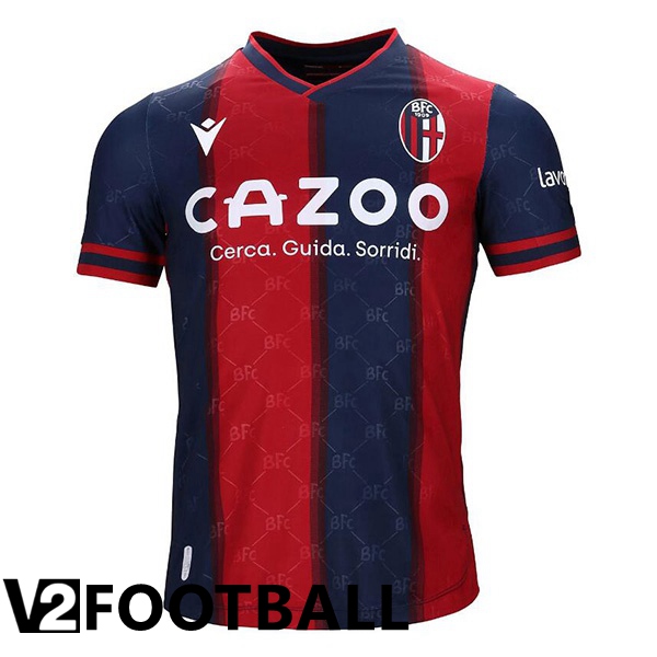 Bologna Home Shirts Red Blue 2022 2023