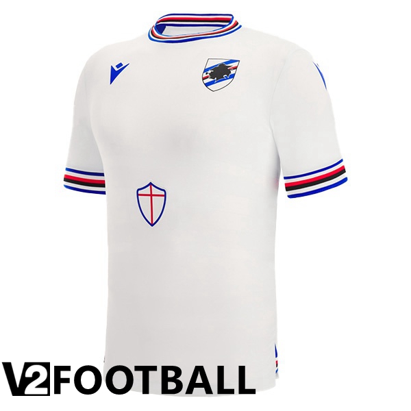 UC Sampdoria Away Shirts White 2022/2023