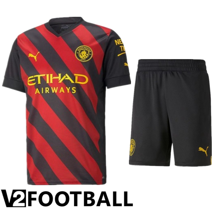 Manchester City Away Shirts + Shorts 2022/2023
