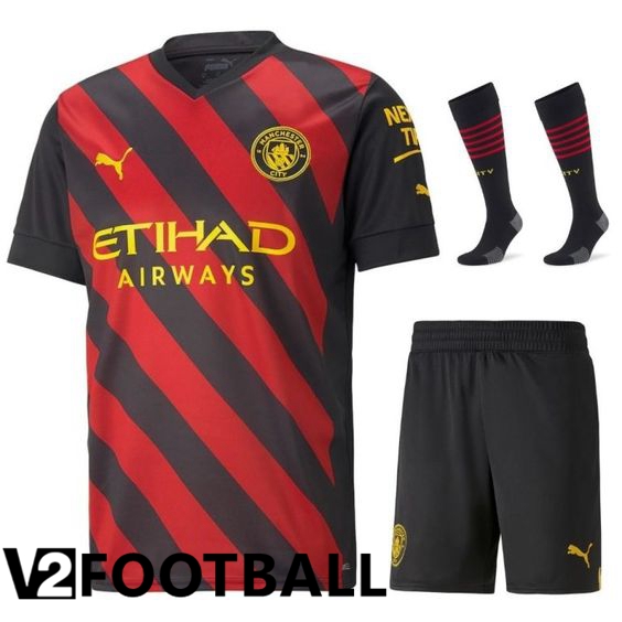 Manchester City Away Shirts (Shorts + Sock) 2022/2023