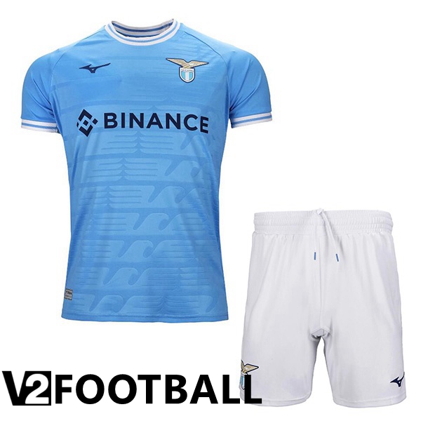 SS Lazio Kids Home Shirts Blue 2022 2023