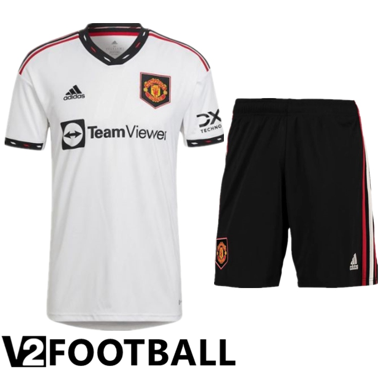 Manchester United Away Shirts + Shorts 2022/2023