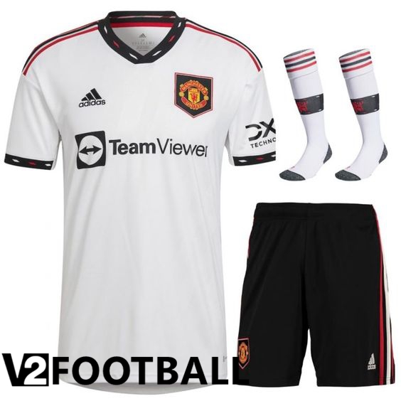 Manchester United Away Shirts (Shorts + Sock) 2022/2023