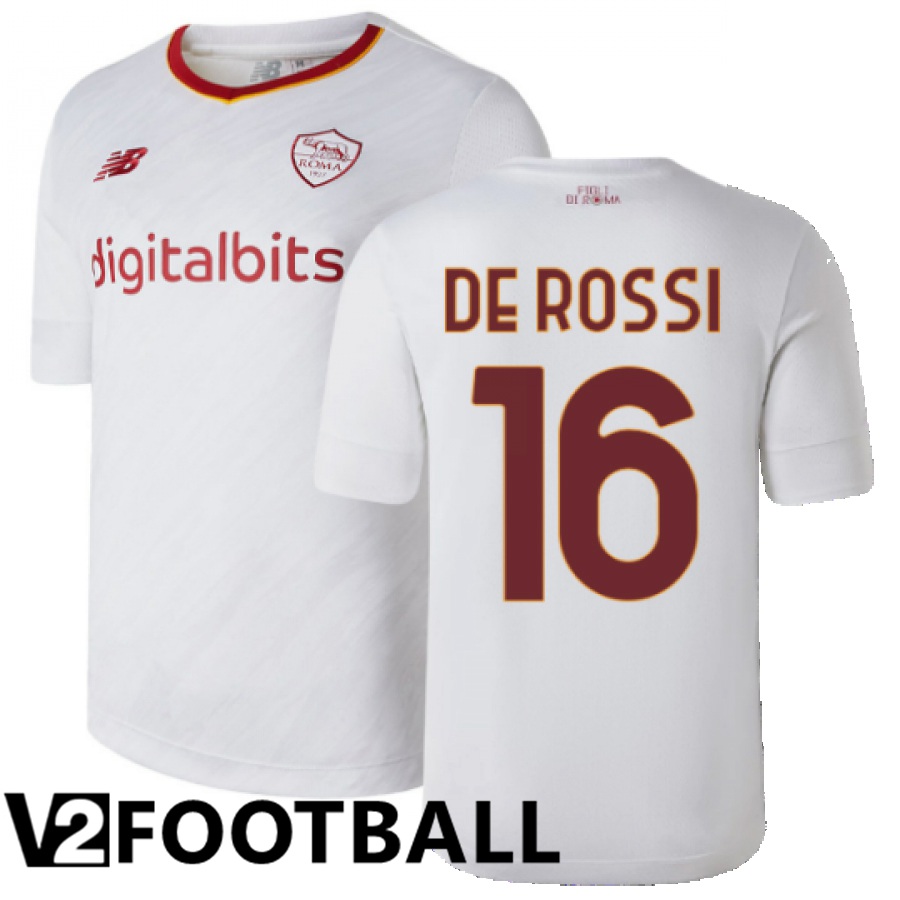 AS Roma (De Rossi 16) Away Shirts 2022/2023