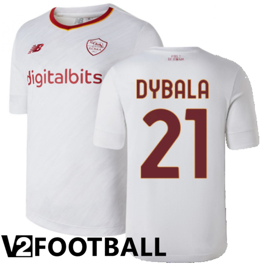 AS Roma (Dybala 21) Away Shirts 2022/2023