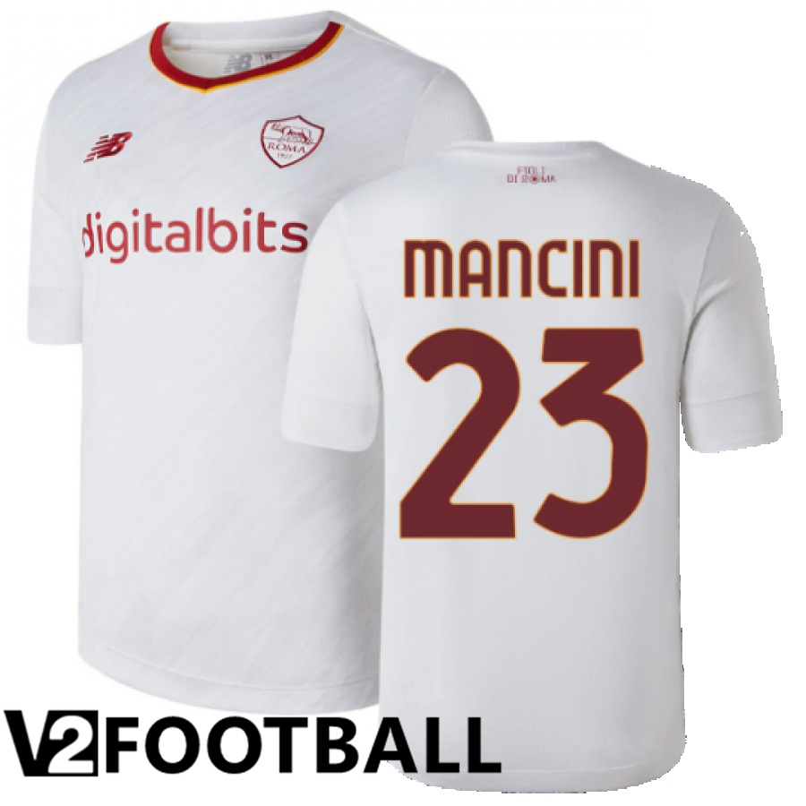AS Roma (Mancini 23) Away Shirts 2022/2023