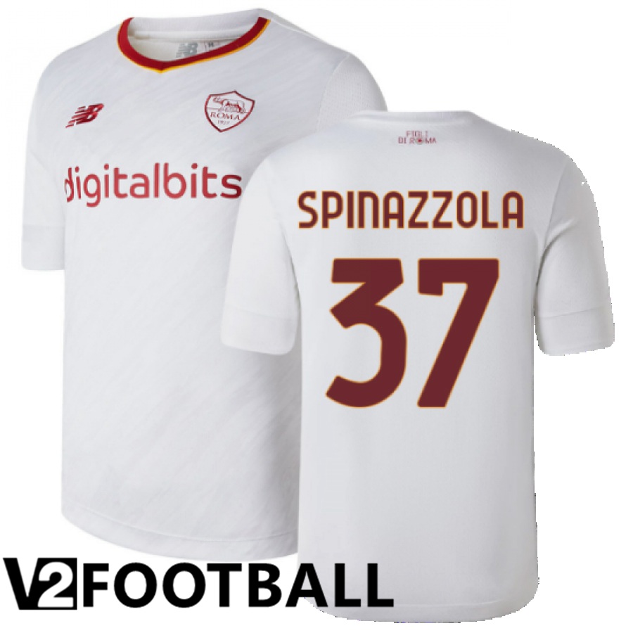 AS Roma (Spinazzola 37) Away Shirts 2022/2023