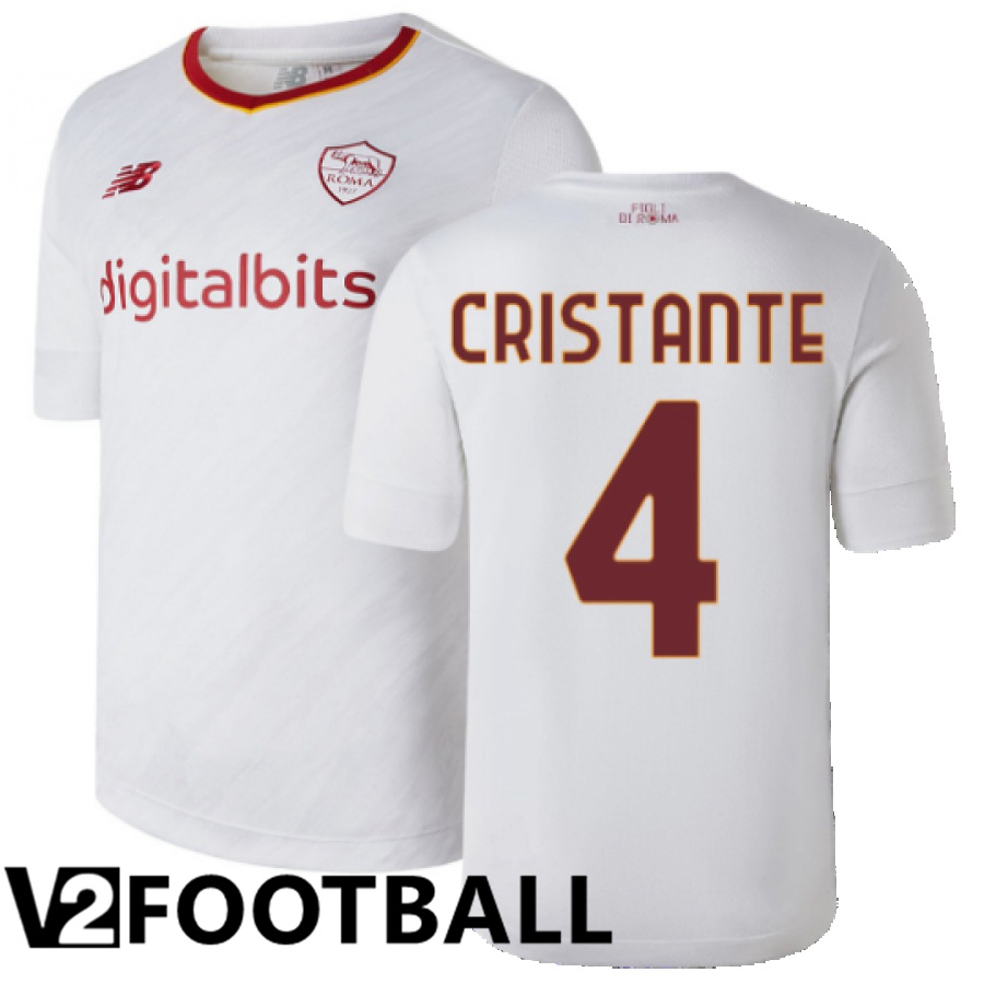 AS Roma (Cristante 4) Away Shirts 2022/2023