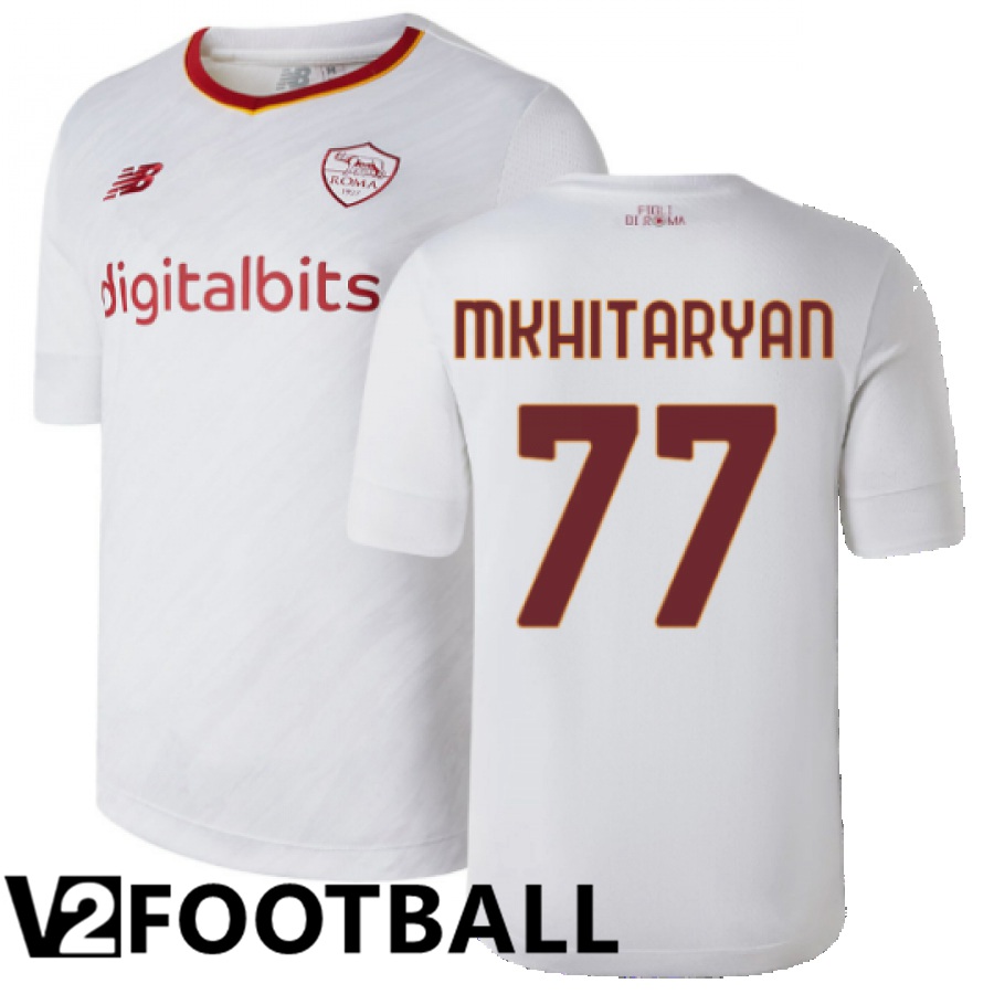 AS Roma (Mkhitaryan 77) Away Shirts 2022/2023