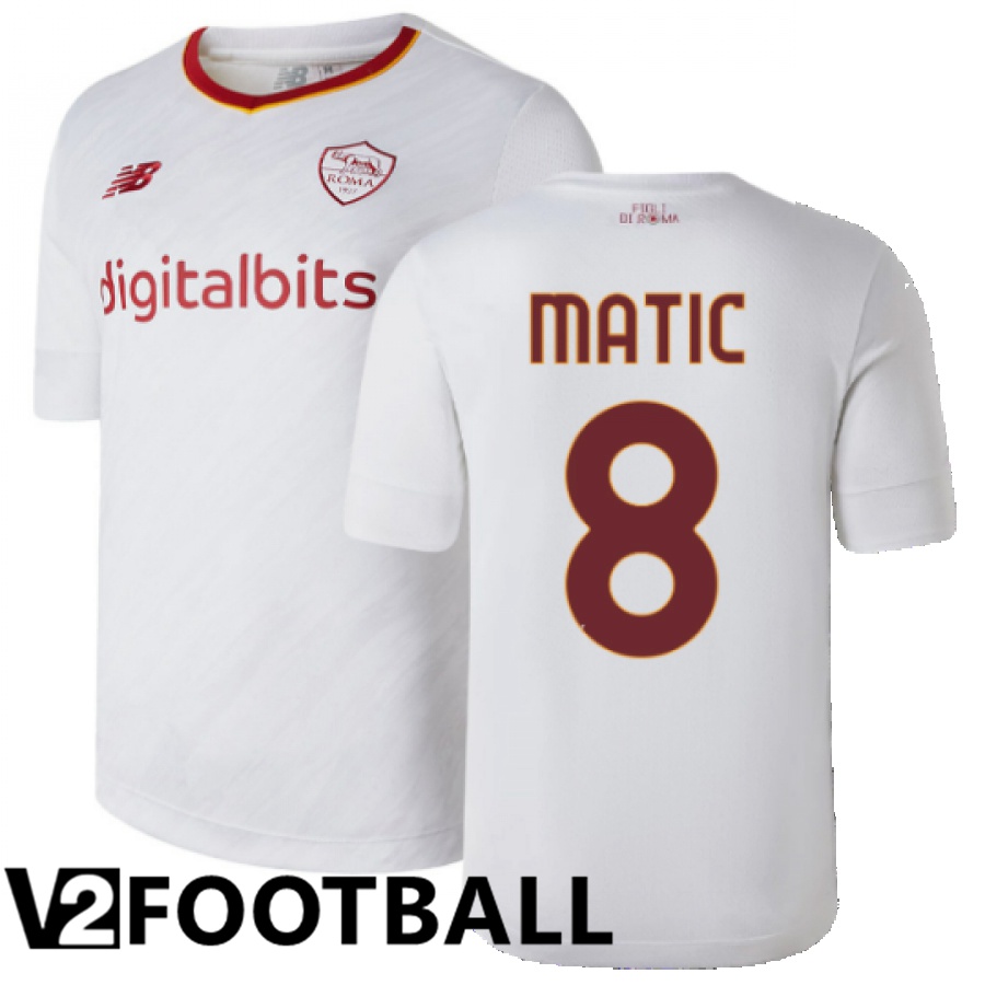 AS Roma (Matic 8) Away Shirts 2022/2023